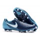 Nouveau Chaussure de Football Nike Magista Opus II FG Hommes Bleu Noir Blanc