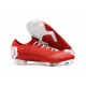Nike Mercurial Vapor XII Elite FG Chaussures de Foot Pas Cher - Rouge Blanc
