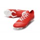Nike Mercurial Vapor XII Elite FG Chaussures de Foot Pas Cher - Rouge Blanc