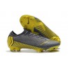 Neymar Crampons Football Nike Mercurial Vapor XII 360 Elite FG Gris Tonnerre Noir Gris foncé