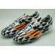 Adidas Chaussure de foot F50 Adizero Messi TRX FG homme Noir Blanc Orange