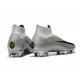 Crampons pour Hommes Nike Mercurial Superfly VI 360 Elite FG Argent Noir