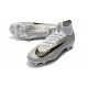 Crampons pour Hommes Nike Mercurial Superfly VI 360 Elite FG Argent Noir