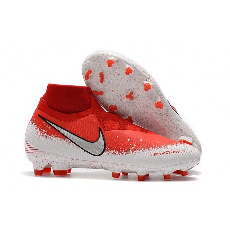 Nike Phantom Vision Elite DF FG Chaussure - Fully Charged Rouge