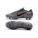 Crampons Nouveau Nike Mercurial Vapor 12 Elite FG ACC Gris Noir Orange