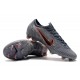Crampons Nouveau Nike Mercurial Vapor 12 Elite FG ACC Gris Noir Orange