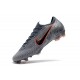 Crampons Nouveau Nike Mercurial Vapor 12 Elite FG ACC Gris Noir Orange