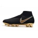 Nike Phantom Vision Elite DF FG Chaussure - Noir Or