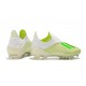 Nouveau Crampons De Foot adidas X 18+ FG Blanc Vert