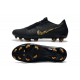 Chaussure de Foot Nike Phantom VNM Elite FG Noir Or