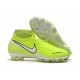 Nike Phantom Vision Elite DF FG Chaussure - Volt Blanc