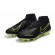 Nike Phantom Vision Elite DF FG Chaussure - Noir Volt