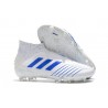 adidas Chaussure Neuf Predator 19+ FG - Blanc Bleu