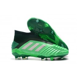 adidas Chaussure Neuf Predator 19+ FG - Vert Argent