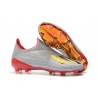 Crampons adidas X 19+ FG Argent Rouge