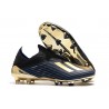 Crampons adidas X 19+ FG Inner Game Bleu Noir Or