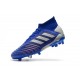 Chaussures Football Adidas Predator 19.1 FG Bleu Argent