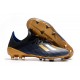 adidas X 19.1 FG Crampon de Foot Homme Bleu Noir Or
