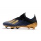 adidas X 19.1 FG Crampon de Foot Homme Bleu Noir Or