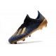adidas X 19.1 FG Crampon de Foot Homme Bleu Noir Or