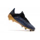 adidas X 19.1 FG Crampon de Foot Homme Bleu Noir Or