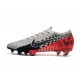Crampons Nike Mercurial Vapor 13 Elite FG - NJR Chromé Noir Rouge Platine