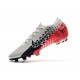 Crampons Nike Mercurial Vapor 13 Elite FG - NJR Chromé Noir Rouge Platine