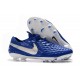 Chaussure Nouvelles Nike Tiempo Legend 8 Elite FG - Bleu Blanc