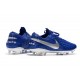 Chaussure Nouvelles Nike Tiempo Legend 8 Elite FG - Bleu Blanc