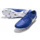 Chaussure Nouvelles Nike Tiempo Legend 8 Elite FG - Bleu Blanc