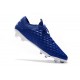 Chaussure Nouvelles Nike Tiempo Legend 8 Elite FG - Bleu Blanc