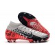 Nike Mercurial Superfly VII 360 FG NJR Chromé Noir Rouge Platine