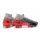 Nike Mercurial Superfly VII 360 FG NJR Chromé Noir Rouge Platine
