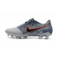 Chaussure de Foot Nike Phantom VNM Elite FG Gris Loup Noir Bleu
