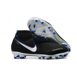 Nouveau Crampons Foot Nike Phantom Vision Elite DF FG Bleu Noir