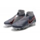 Nike Phantom Vision Elite DF FG Chaussure - Gris Argent Nero