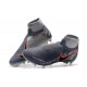 Nike Phantom Vision Elite DF FG Chaussure - Gris Argent Nero
