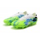 adidas Nouveau Chaussures Nemeziz 19.1 FG - Blanc Vert Bleu