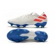 adidas Nouveau Chaussures Nemeziz 19.1 FG - Blanc Bleu Rouge