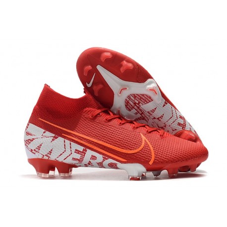 Nike Mercurial Superfly VII 360 FG Chaussures - Rouge Blanc