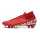 Nike Mercurial Superfly VII 360 FG Chaussures - Rouge Blanc