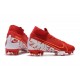 Nike Mercurial Superfly VII 360 FG Chaussures - Rouge Blanc