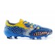 2014/2015 Adidas Chaussures de foot adizero F50 TRX FG Yamamoto Bleu Vert