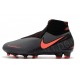 Nike Phantom VSN Elite Dynamic Fit FG Gris foncé /Mangue claire/Noir