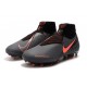 Nike Phantom VSN Elite Dynamic Fit FG Gris foncé /Mangue claire/Noir