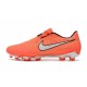 Chaussure de Foot Nike Phantom VNM Elite FG Mangue claire/Blanc