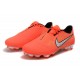 Chaussure de Foot Nike Phantom VNM Elite FG Mangue claire/Blanc