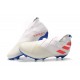 Crampons Nouvelle adidas Nemeziz 19+ FG Blanc Orange