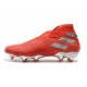 Crampons Nouvelle adidas Nemeziz 19+ FG Rouge Argent