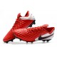 Chaussure Nouvelles Nike Tiempo Legend 8 Elite FG -Rouge Blanc